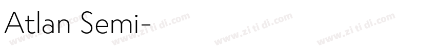 Atlan Semi字体转换